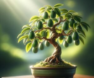 bonsai de abacate
