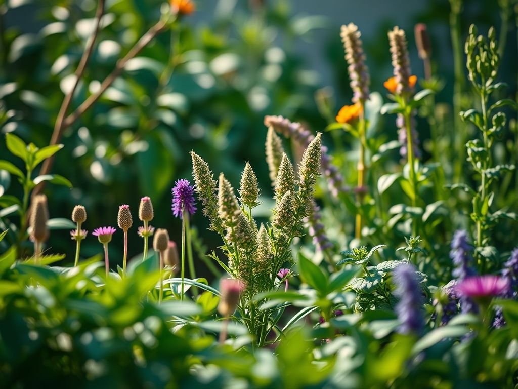 como jardim de ervas medicinais