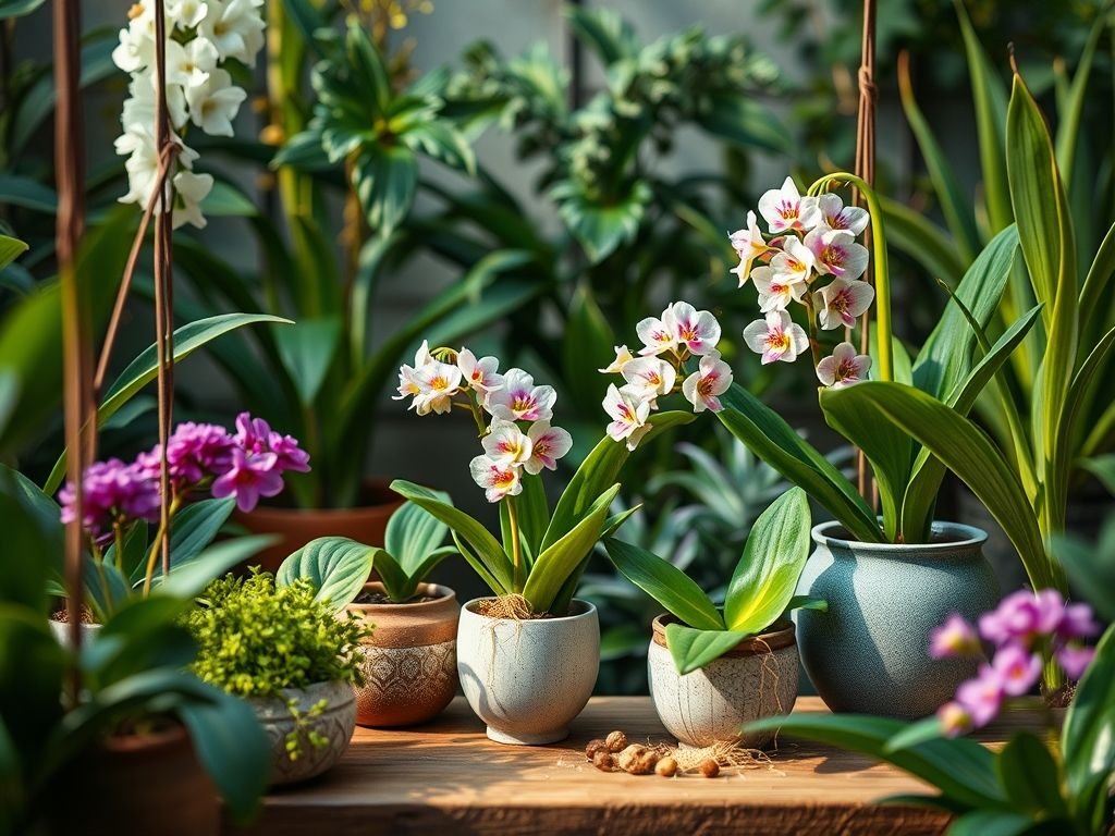 Decoração com orquídeas