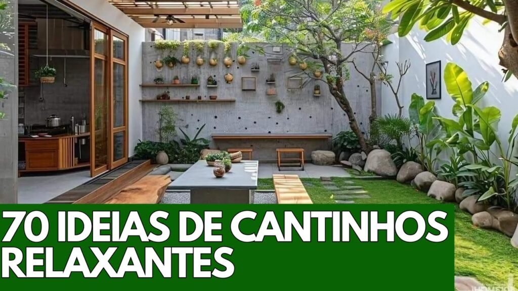 Depois de Ver Este Cantinho no Jardim, Você Vai Querer Ficar em Casa Para Sempre 2 youtube xmkguHBmIR8