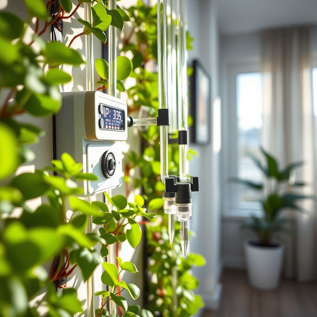Sistema de Irrigação Automática para Jardim Vertical Caseiro 2 ninja rank iaimr 689438207b7d98.90561247