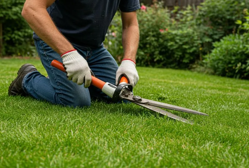 Cortador de grama em Chapada